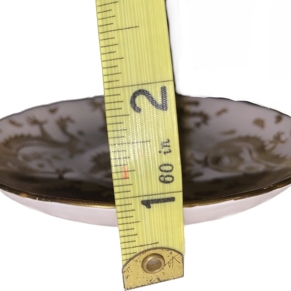 Vintage Bone china English Tea Cup Gold Dragons Pale Pink Tuscan - Picture 8 of 11